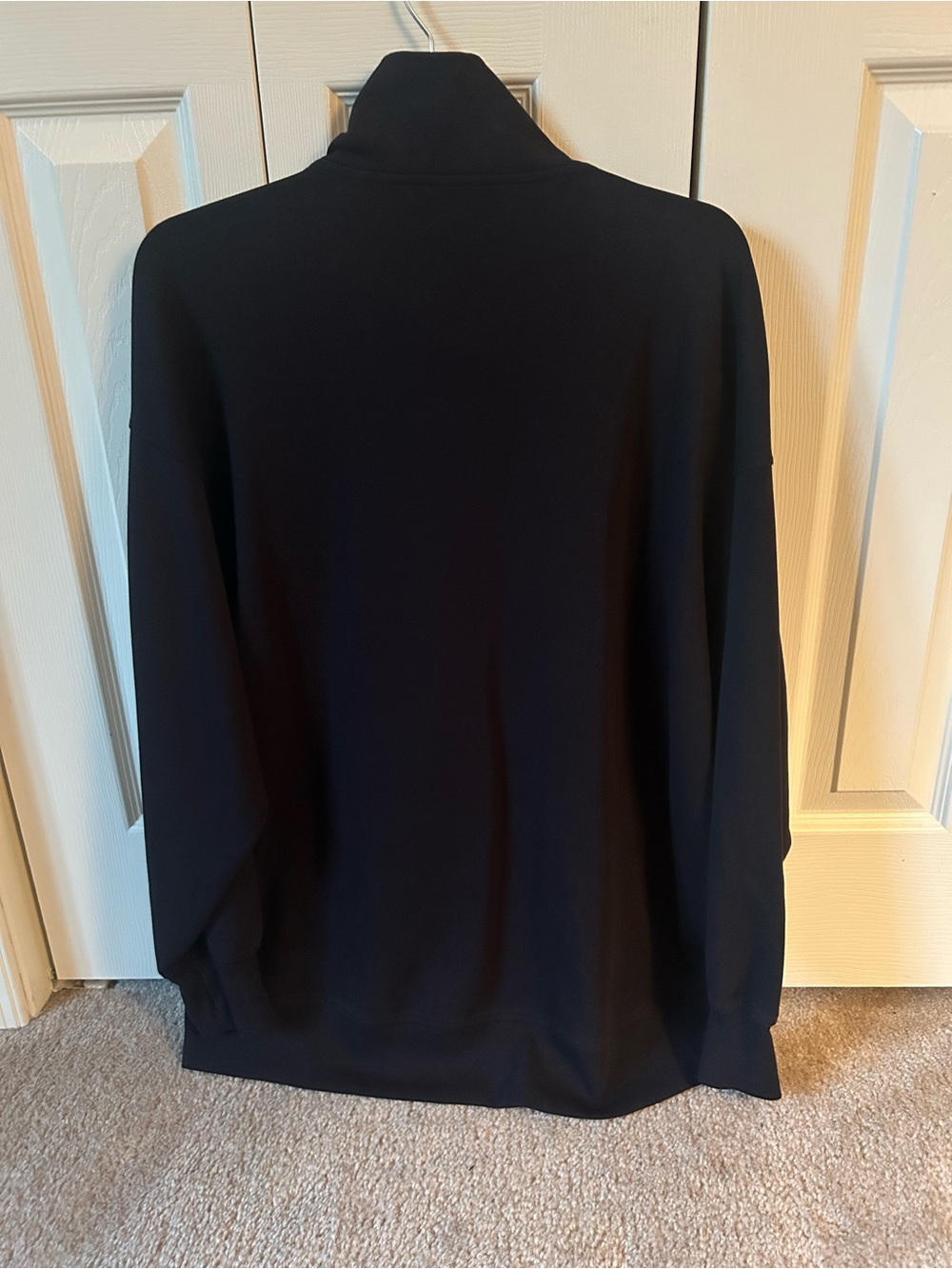 Old Navy Active Dynamic Fleece / Black Quarter-Zip - Picture 3 of 6